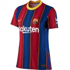 Koszulka FC Barcelona Damska Domowe Stroje Piłkarskie 2020/2021 Krótki Rękaw
